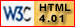 Codice HTML 4.01 convalidato.